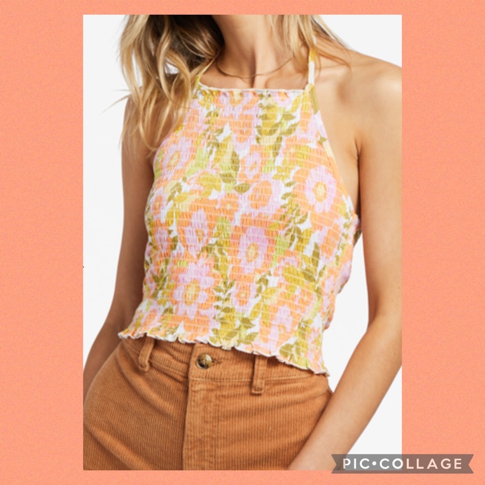 NWT Billabong Feels like Summer halter